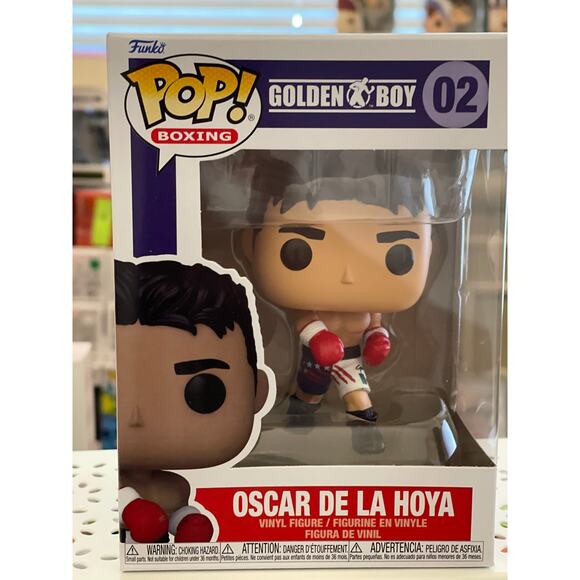 Funko Pop! Boxing Golden Boy Oscar De La Hoya #02 Vinyl Figure - Picture 3 of 4
